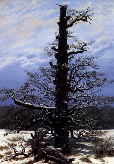 Caspar David Friedrich The Oaktree in the Snow china oil painting image